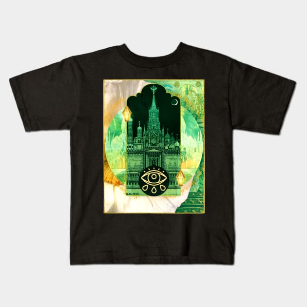 emerald city dreams Kids T-Shirt by jennyariane